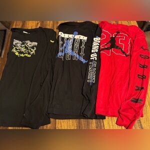 Jordan & Columbia Long Sleeve Tees — 3 for the price of 1!